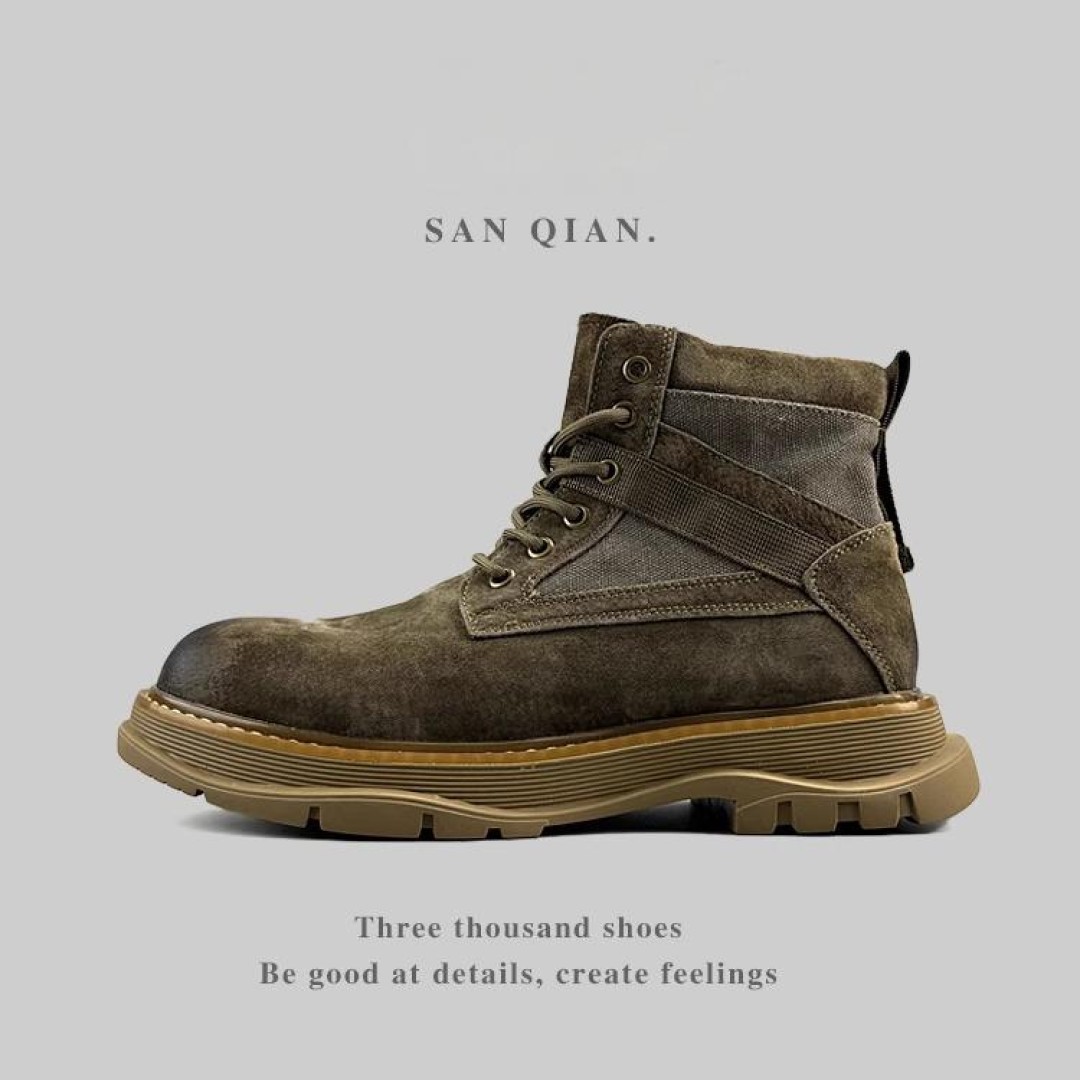 SANQ EcoShield Vegan Combat Boots